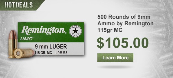Hot Deal on Bulk Remington UMC 9mm Ammo